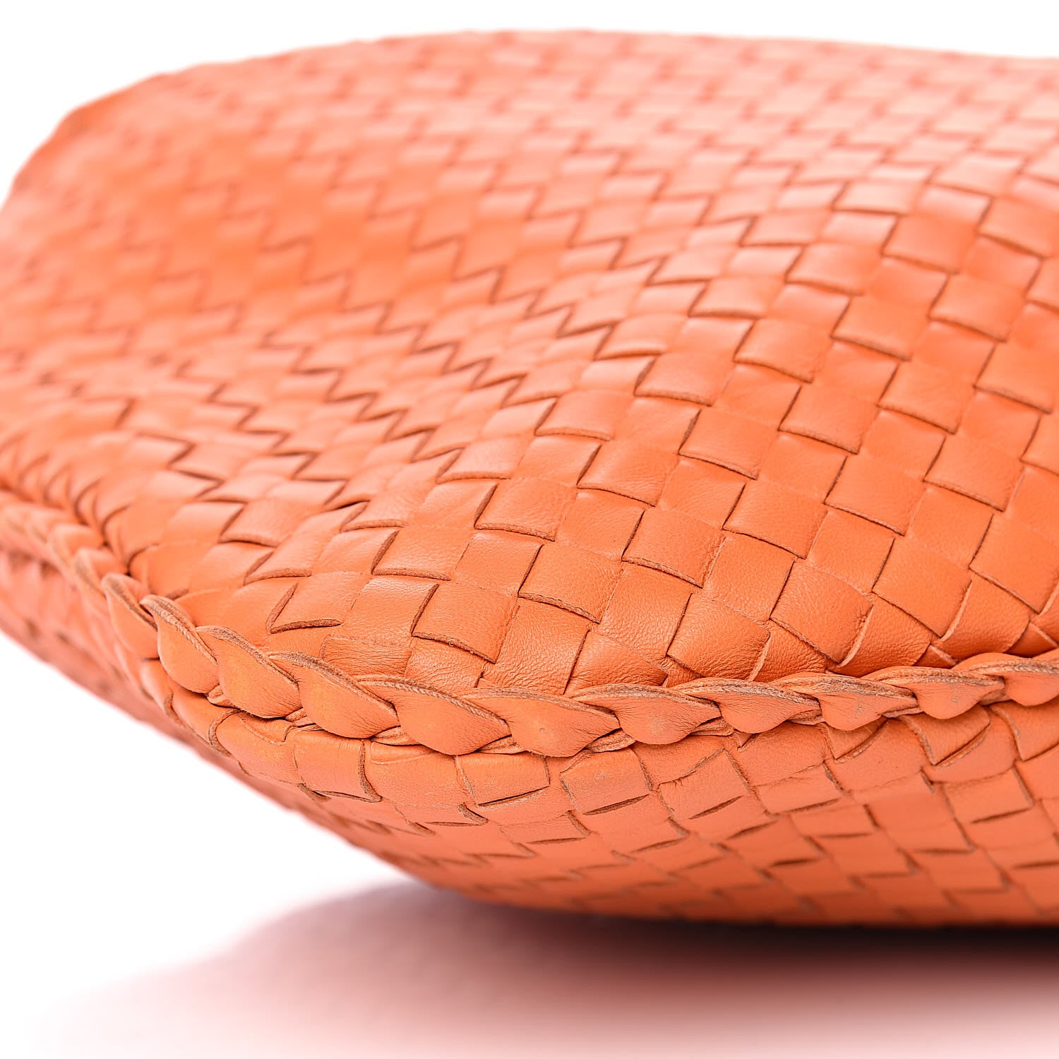 Bottega Veneta Nappa Intrecciato Large Veneta Hobo Orange 10 of 11