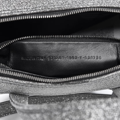 Balenciaga Glitter XS Triangle Duffle Argent Black 7 of 10