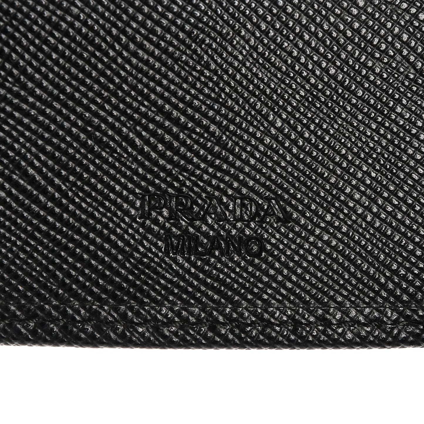Saffiano Fiocco Bow Metal 6 Key Holder Nero Black
