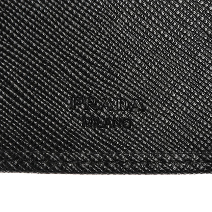 Prada Saffiano Fiocco Bow Metal 6 Key Holder Nero Black 6 of 7