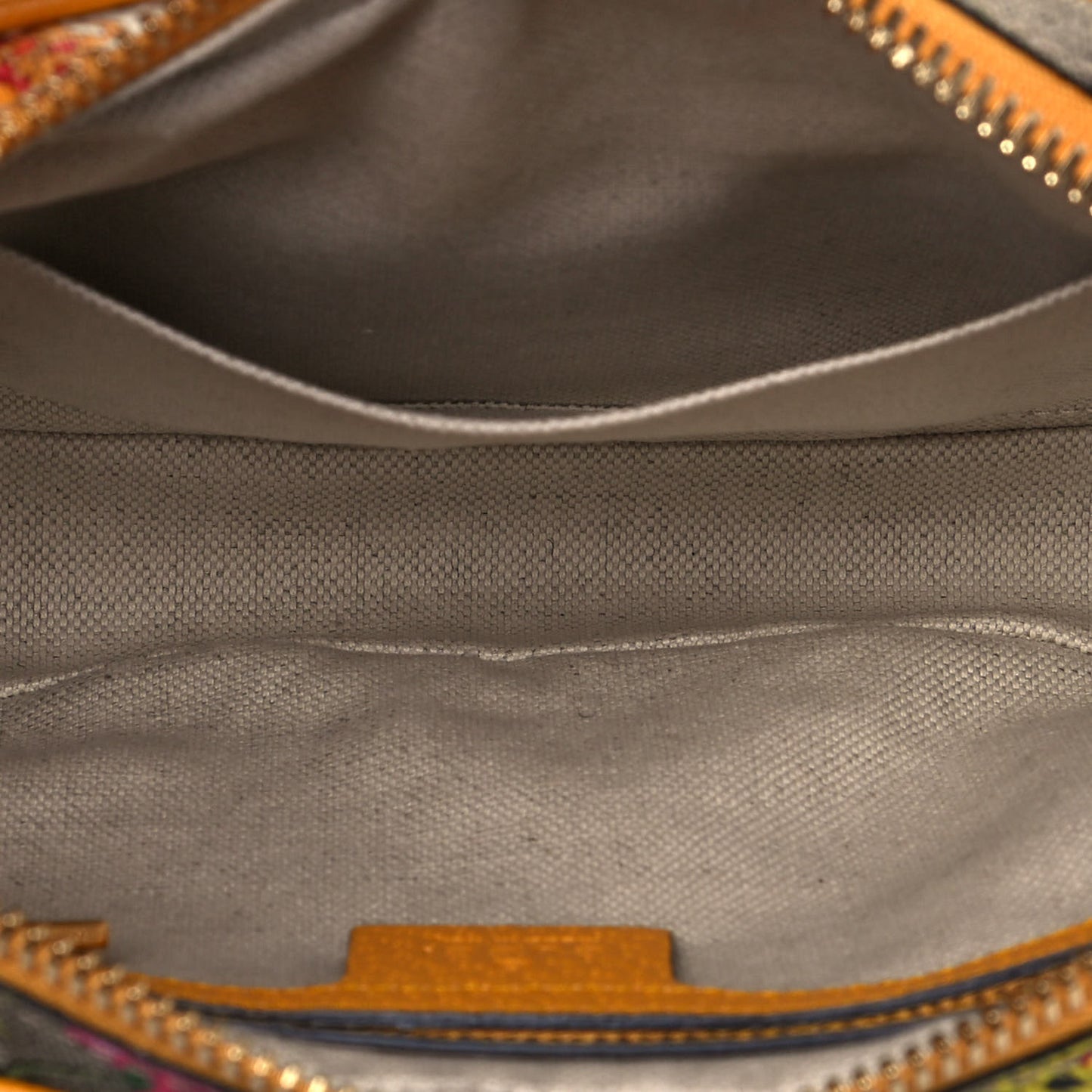 GG Supreme Monogram Flora Medium Ophidia Belt Bag Beige Multicolor Crop