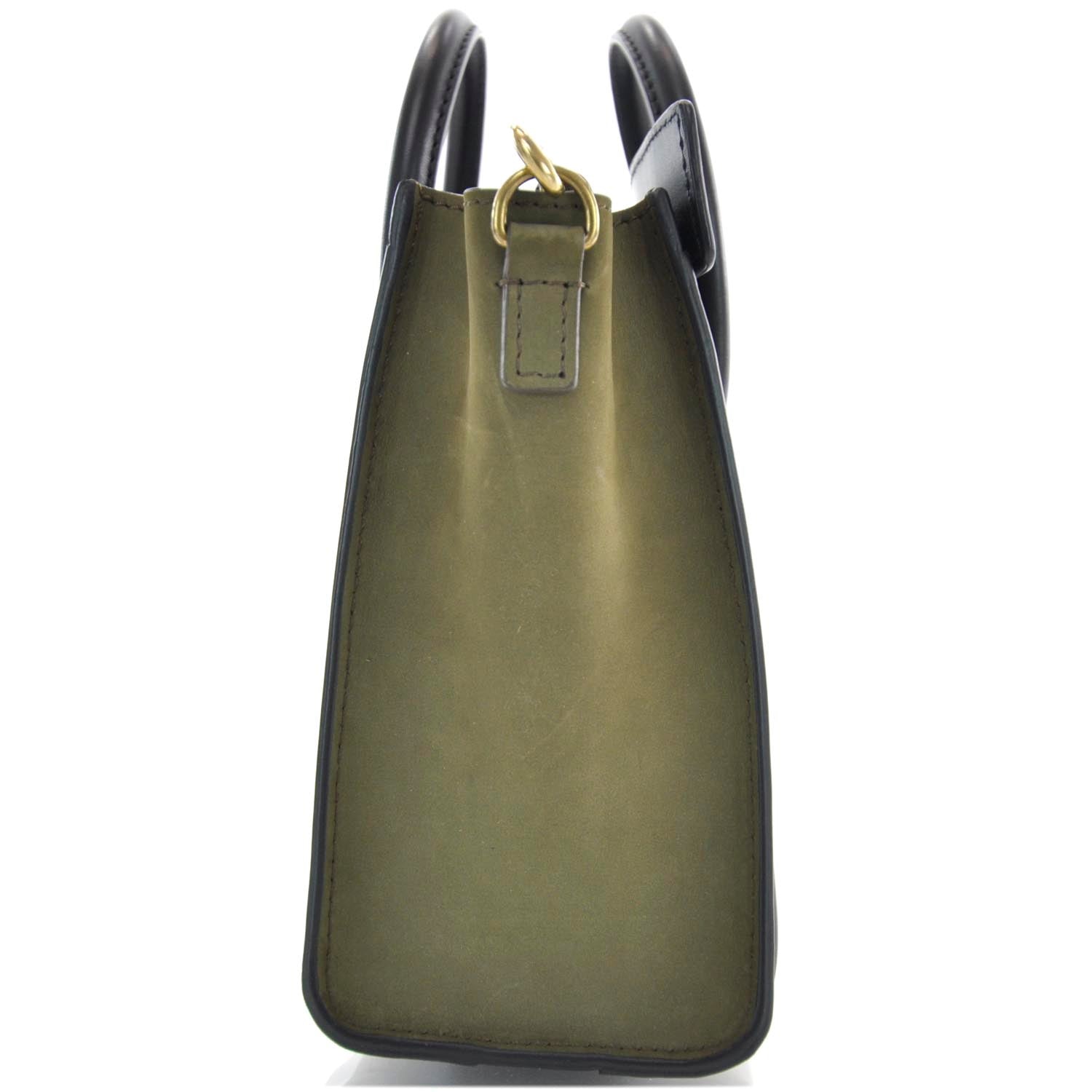 Celine Nubuck Suede Nano Tri-Color Luggage 4 of 11