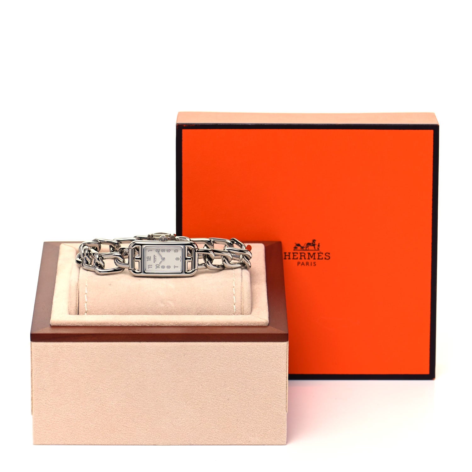 Hermes Stainless Steel 17mm Nantucket Quartz Watch 5 of 5