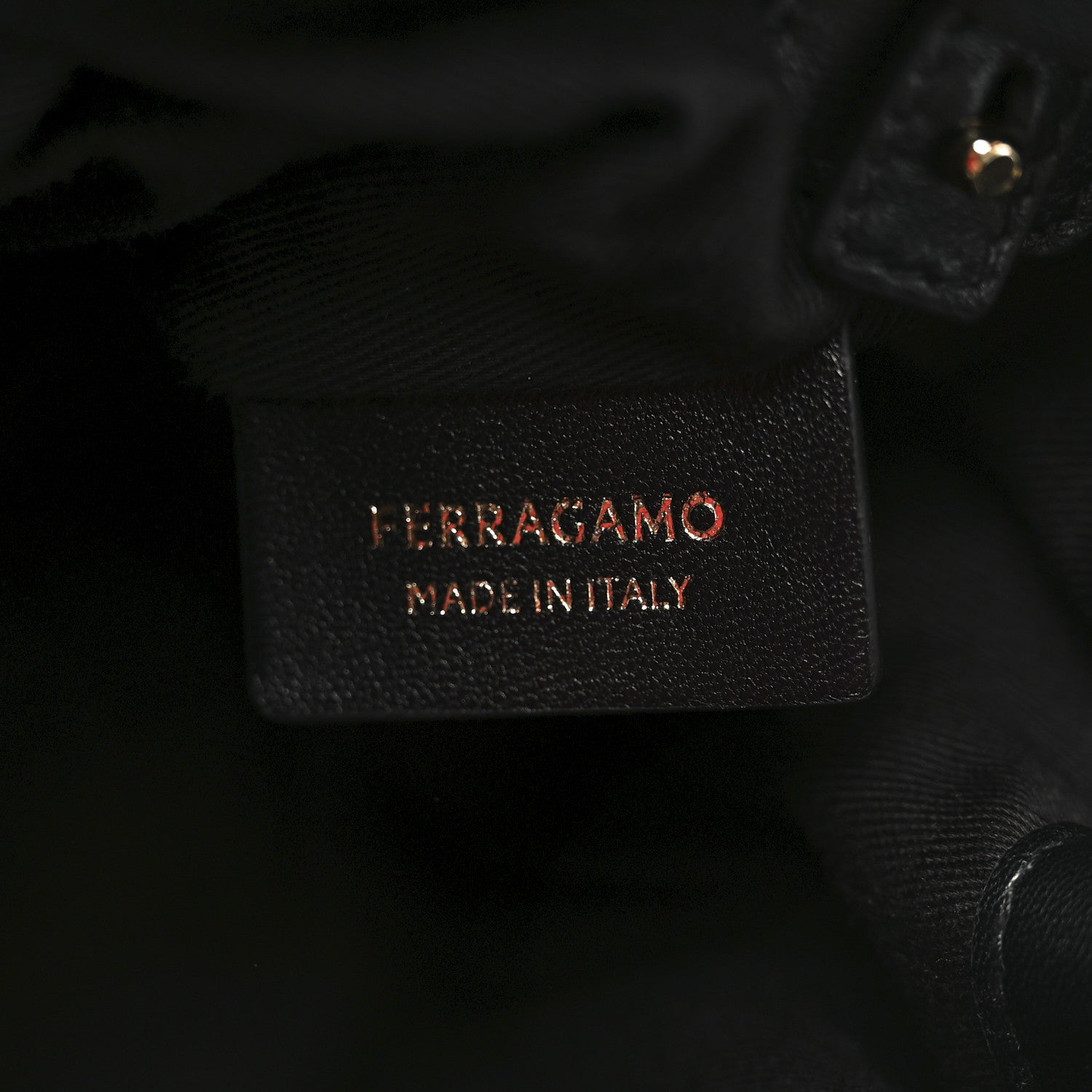 Salvatore Ferragamo Lambskin Small Dumpling Soft Bag Black 6 of 9