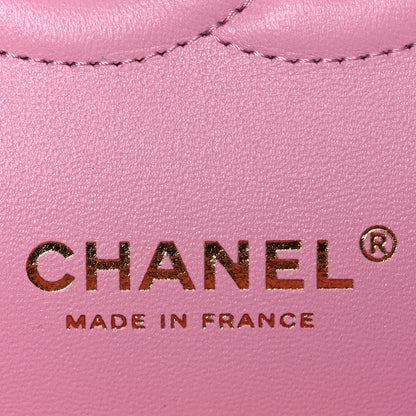 Chanel Caviar Quilted Medium Double Flap Light Pink 6 of 10