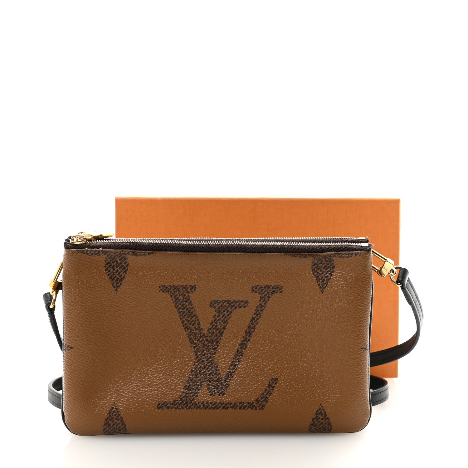 Louis Vuitton Reverse Monogram Giant Double Zip Pochette 10 of 10
