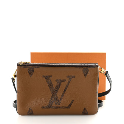Louis Vuitton Reverse Monogram Giant Double Zip Pochette 10 of 10