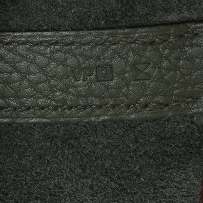 Hermes Taurillon Clemence Picotin Lock GM Vert Canopee 8 of 8