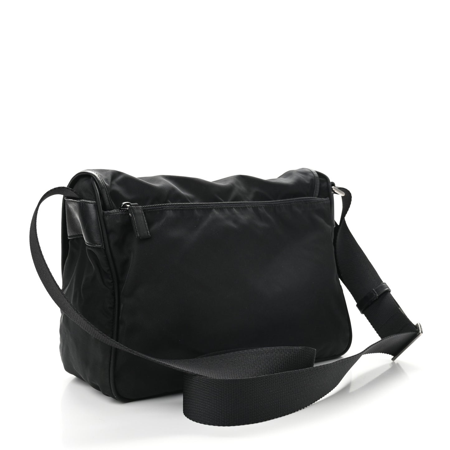 Tessuto Nylon Vela Messenger Bag Black