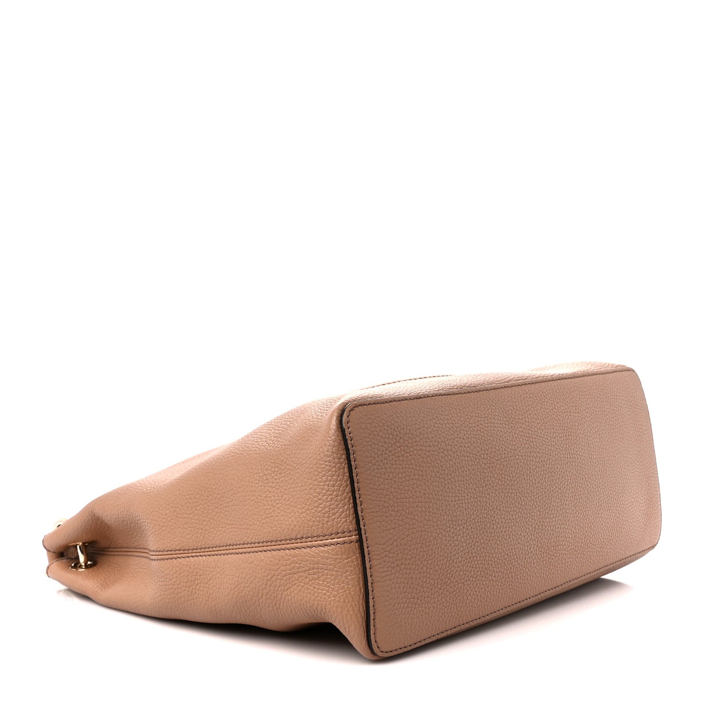 Pebbled Calfskin Large Soho Hobo Camelia