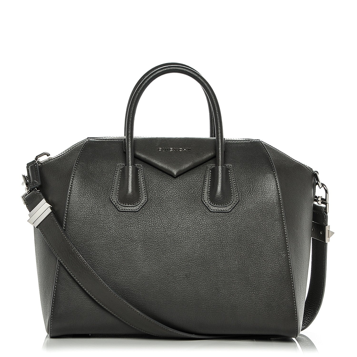 Givenchy Sugar Goatskin Medium Antigona Dark Grey 1 of 6