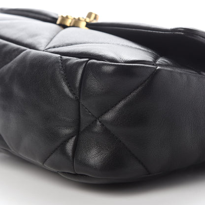 Chanel Lambskin Quilted Medium Chanel 19 Flap Black 9 of 9