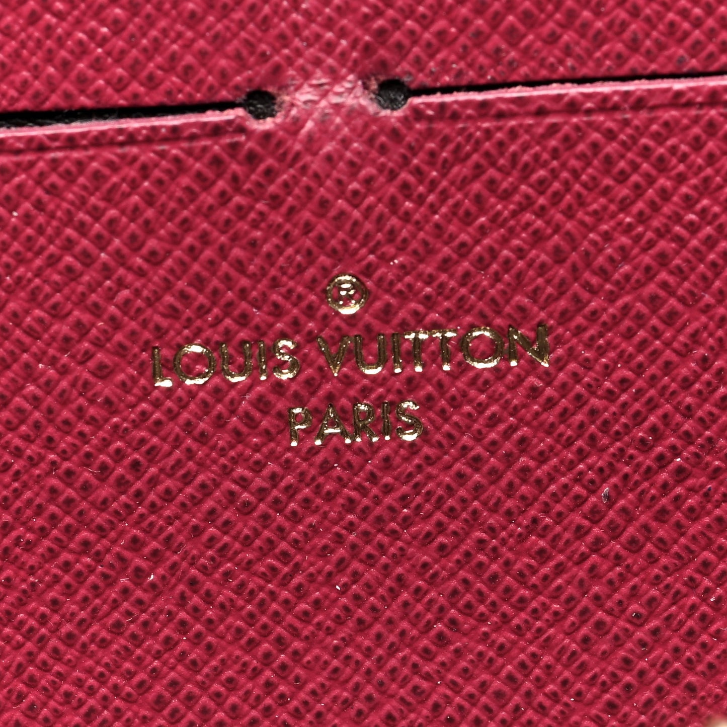 Monogram Clemence Wallet Fuchsia