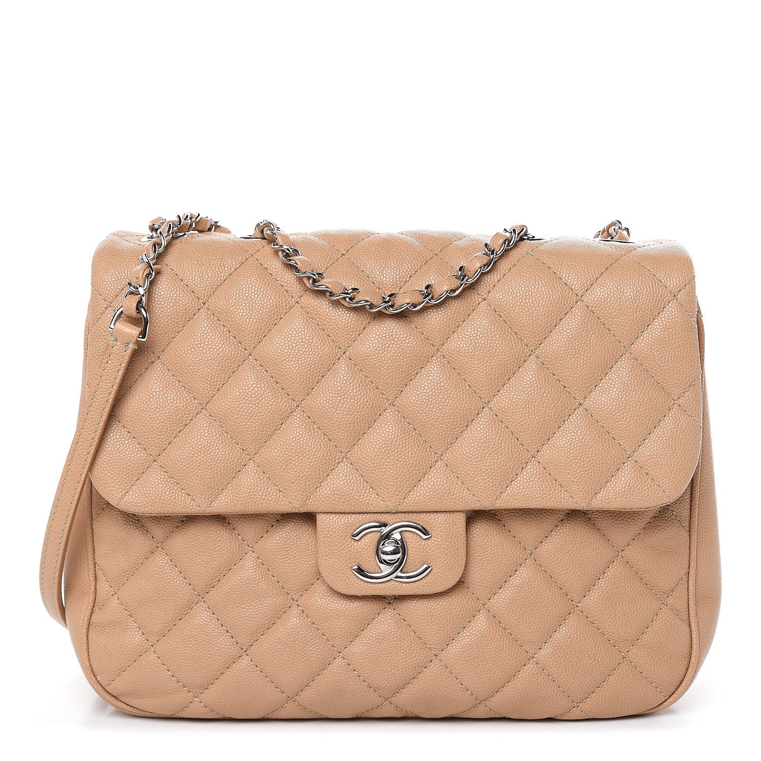 Chanel Caviar Quilted Large Urban Companion Flap Beige 1 of 12