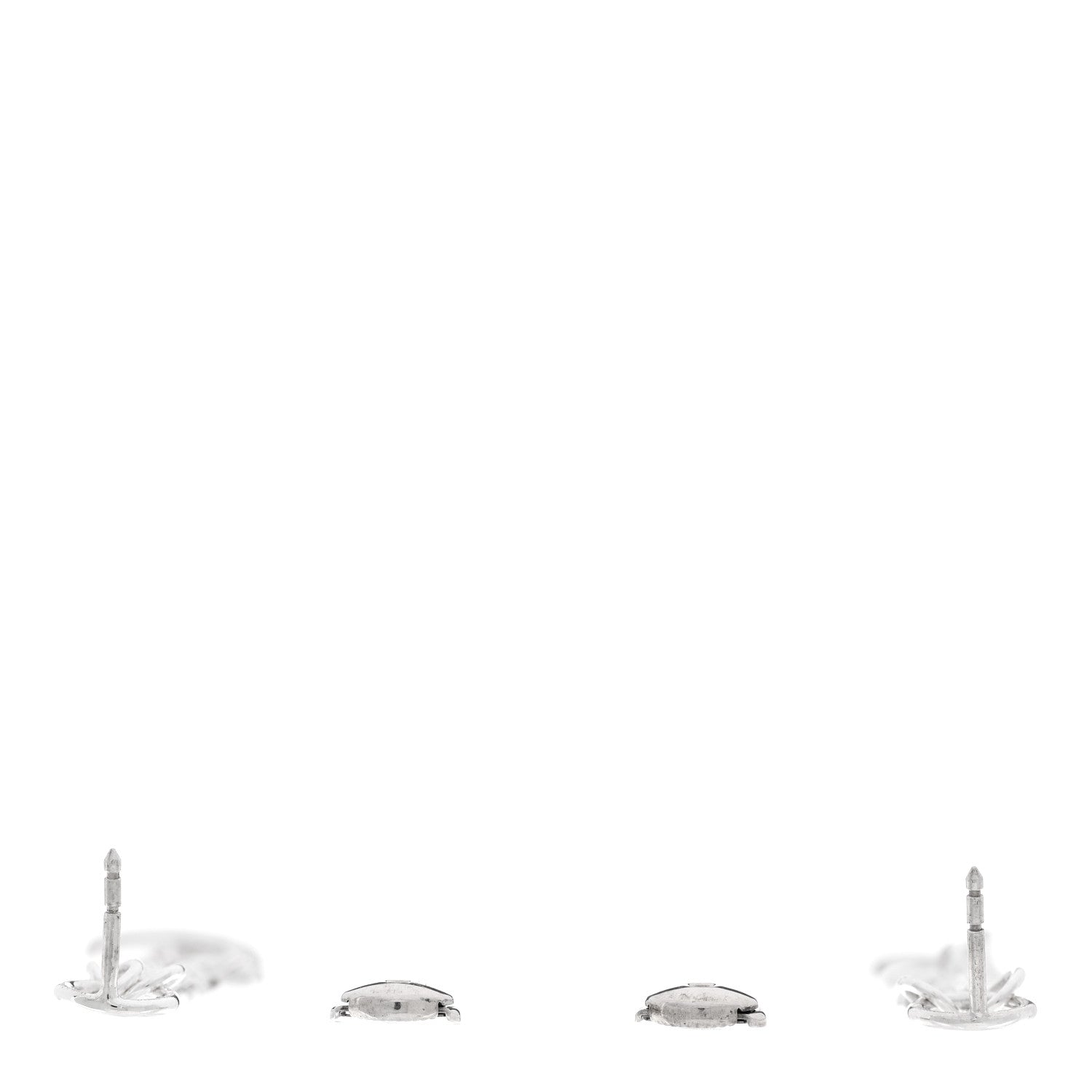 Hermes Sterling Silver PM Farandole Earrings 3 of 4