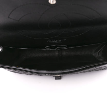 Chanel Metallic Aged Calfskin Quilted 2.55 Reissue 227 Flap So Black 5 of 10