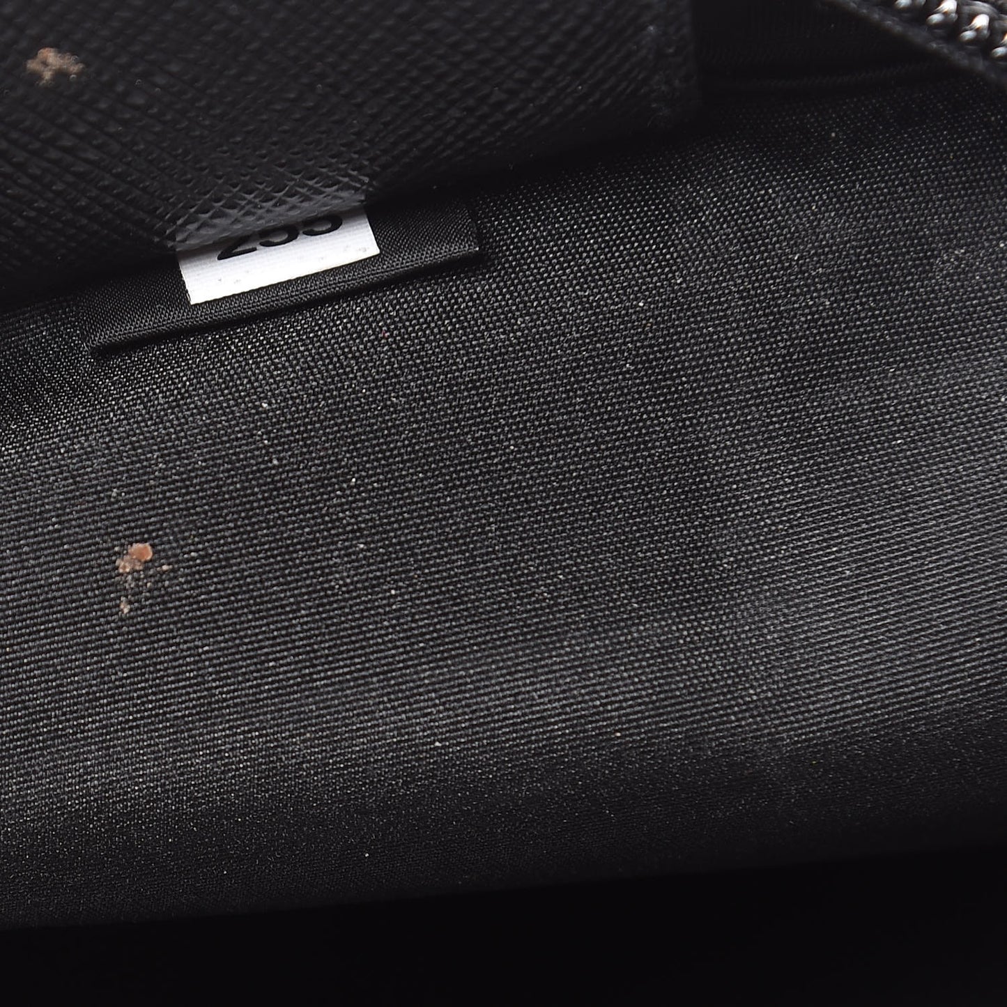 Nylon Saffiano Flat Messenger Bag Black