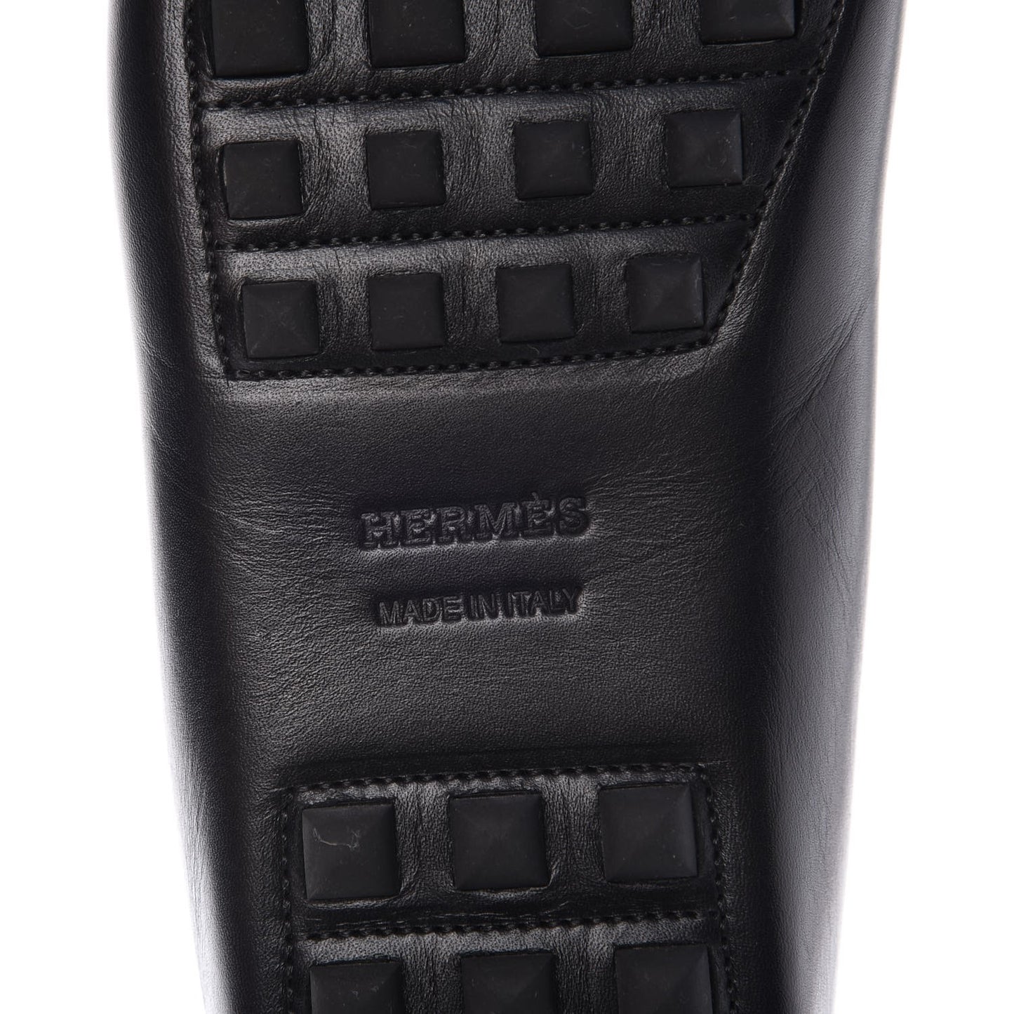 Supple Calfskin Irving Driving Moccasin Loafers 36.5 Black