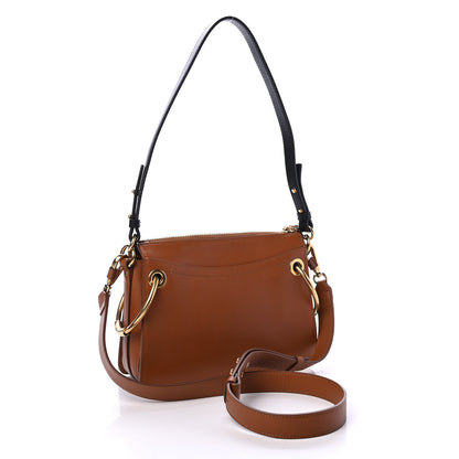 Chloe Calfskin Suede Small Roy Bag Caramel 2 of 4