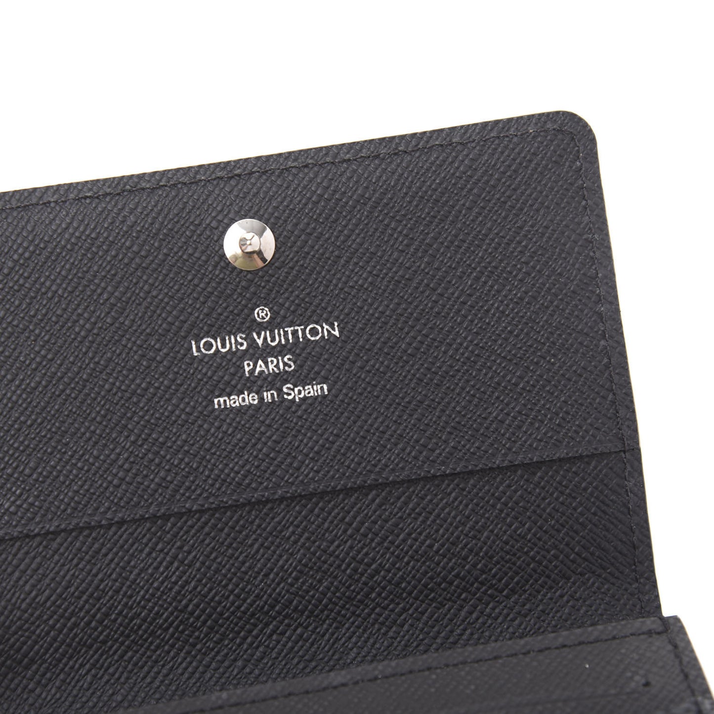 Damier Graphite Enveloppe Carte De Visite