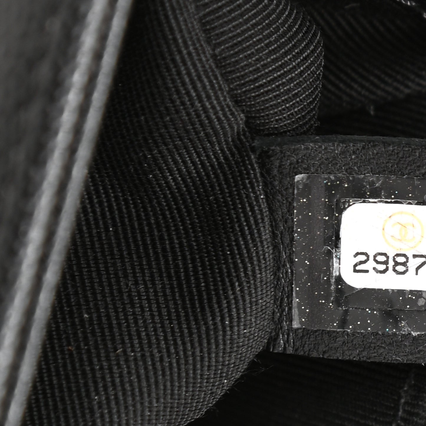 Caviar Quilted Small Boy Flap Black