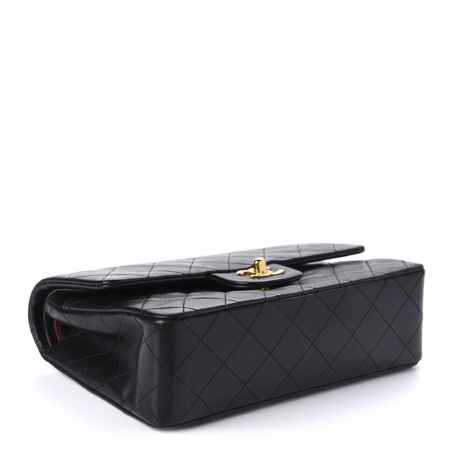 Chanel Lambskin Quilted Small Double Flap Black 5 of 11