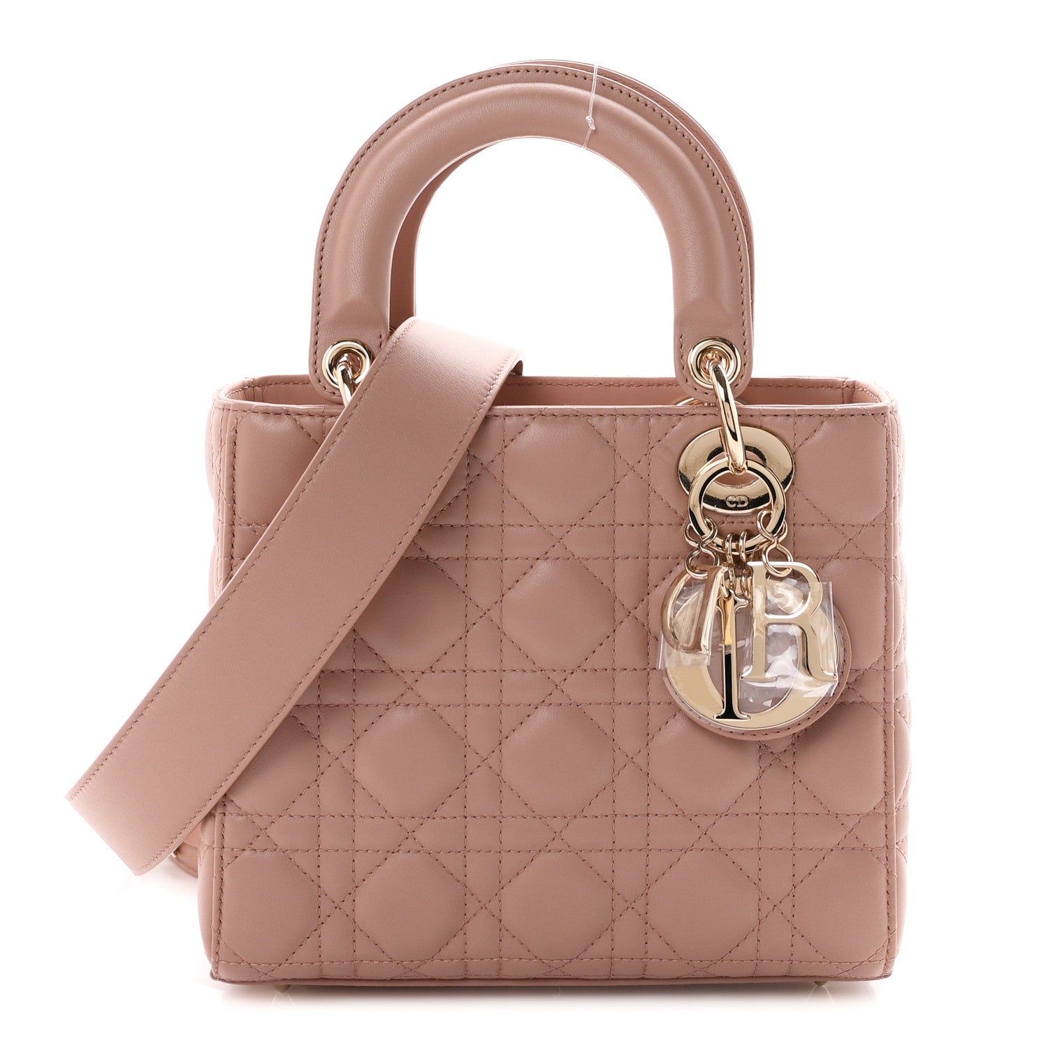 Christian Dior Lambskin Cannage Small My ABCDior Lady Dior Fard 1 of 11