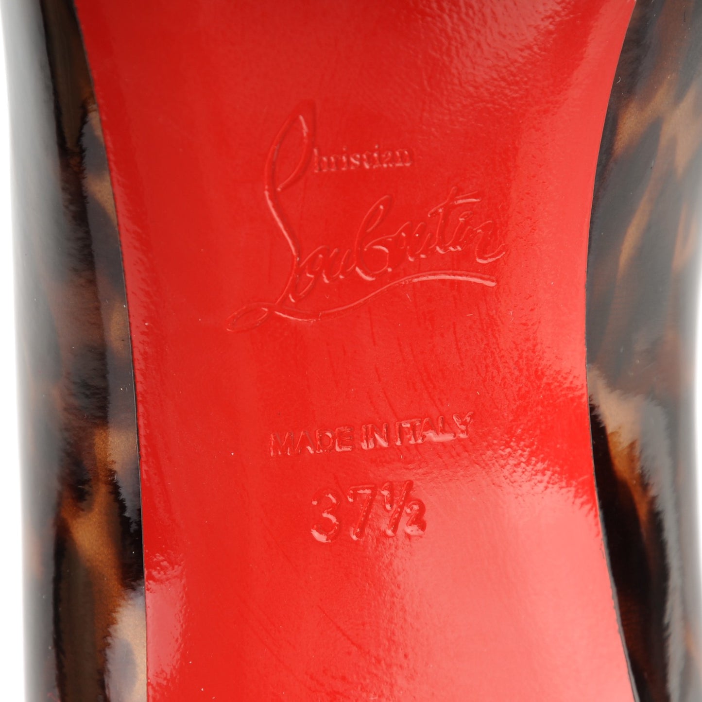 Patent Tartaruga Decollete 554 70 Pumps 37.5 Testa Di Moro