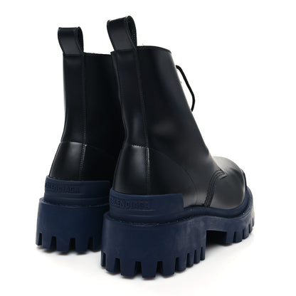 Balenciaga Calfskin Strike 20mm Lace Up Boots 40 Black 4 of 8