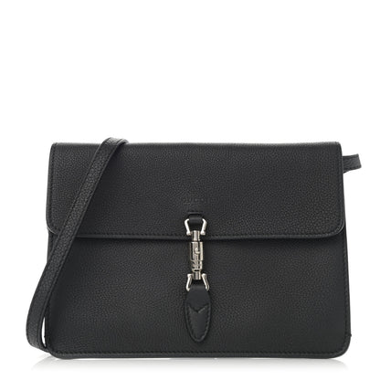Gucci Grand Prix Calfskin Jackie Convertible Shoulder Bag Black 1 of 10