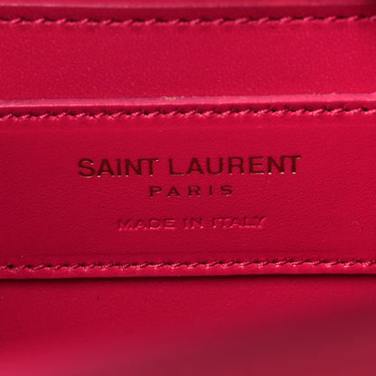 Saint Laurent Smooth Calfskin Medium Classic Monogram Kate Tassel Satchel Fuchsia 6 of 10