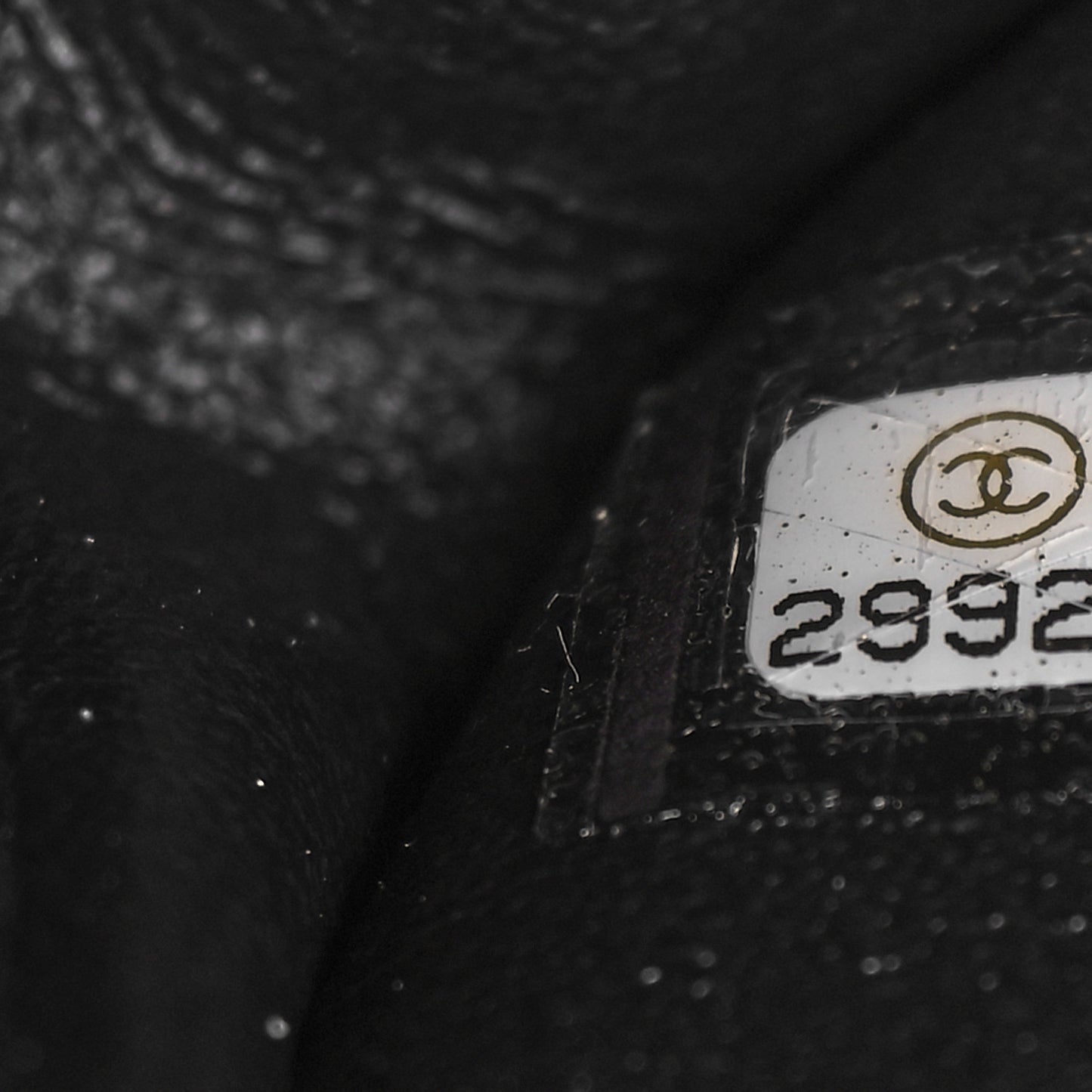 Tweed Quilted Medium Double Flap Black Ecru White