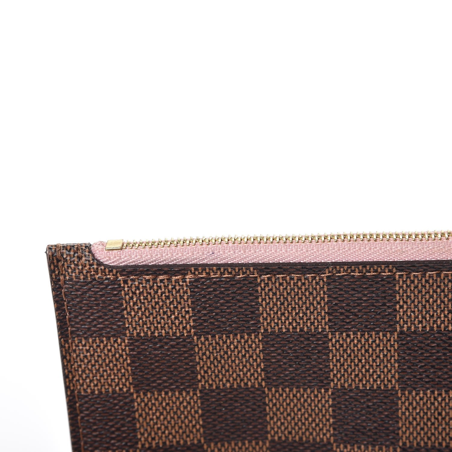 Louis Vuitton Damier Ebene Neverfull MM GM Pochette Rose Ballerine 12 of 12