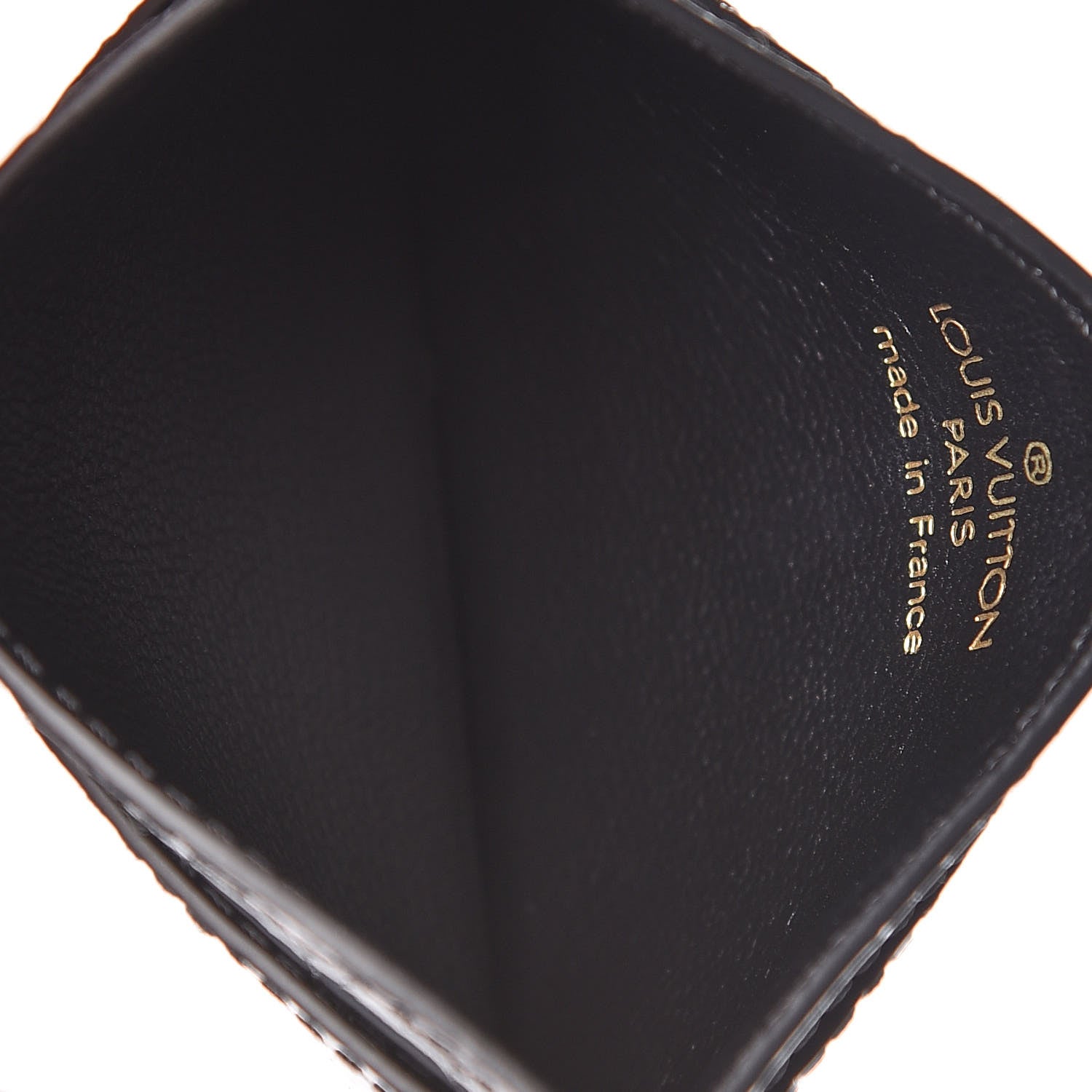 Louis Vuitton Crocodile Double Card Holder Black 5 of 7