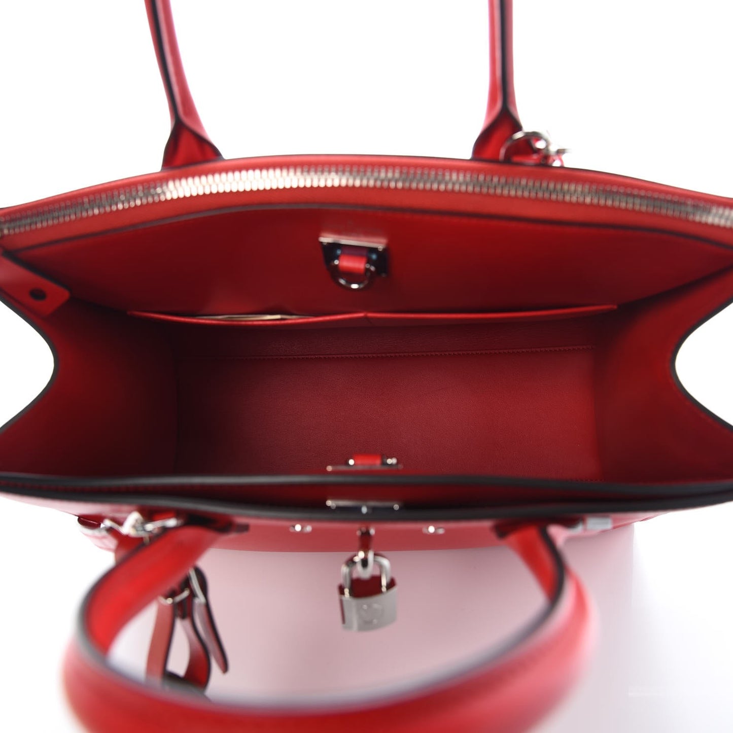 Veau Satin City Steamer MM Rubis