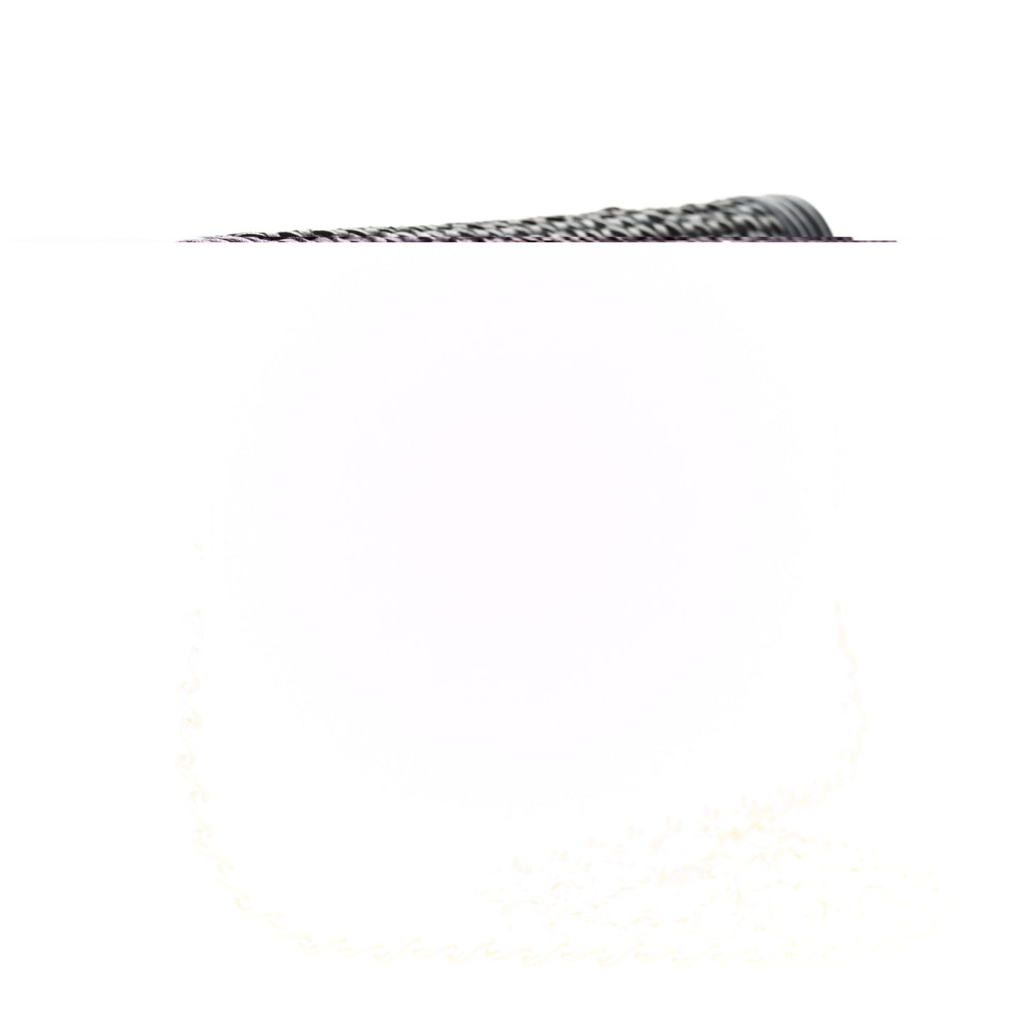 Braided Sheepskin Boy Wallet On Chain WOC Navy Black