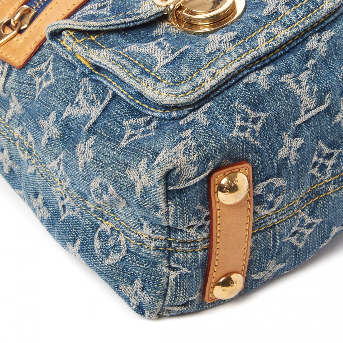 Monogram Denim Baggy PM Blue