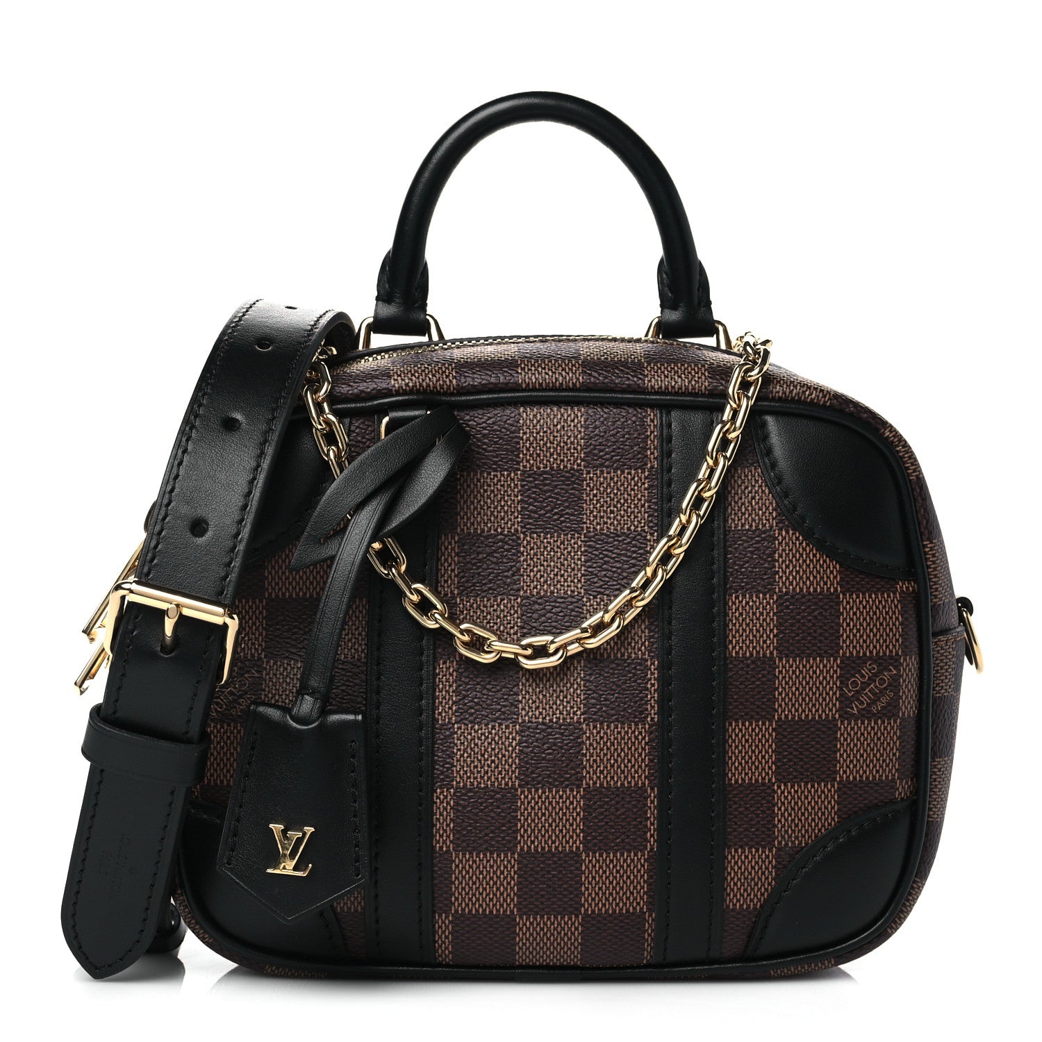 Louis Vuitton Damier Ebene Valisette Souple BB Black 1 of 9