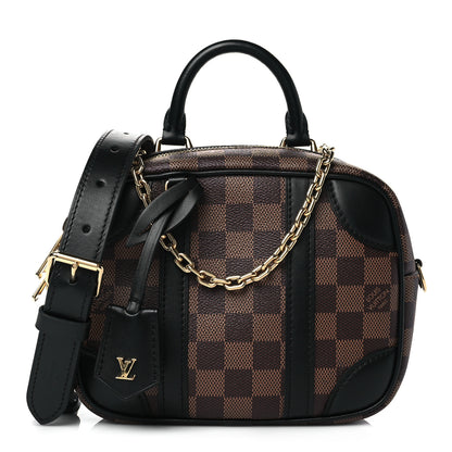 Louis Vuitton Damier Ebene Valisette Souple BB Black 1 of 9