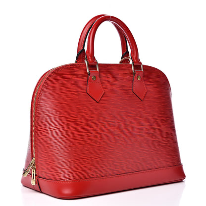 Louis Vuitton Epi Alma PM Castillan Red 2 of 12