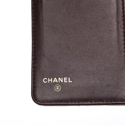 Chanel Caviar Quilted Yen Wallet Black 6 of 9