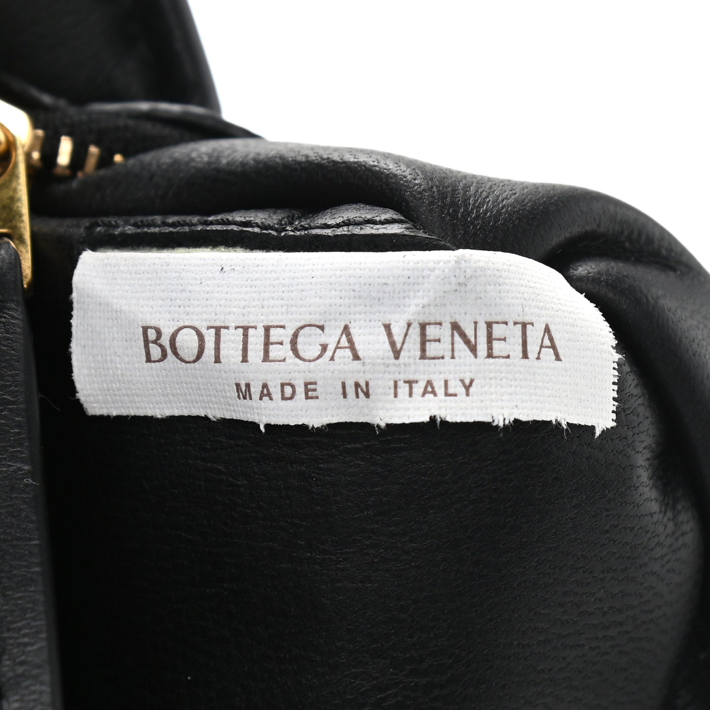 Nappa Maxi Intreccio Padded Cassette Crossbody Bag Black