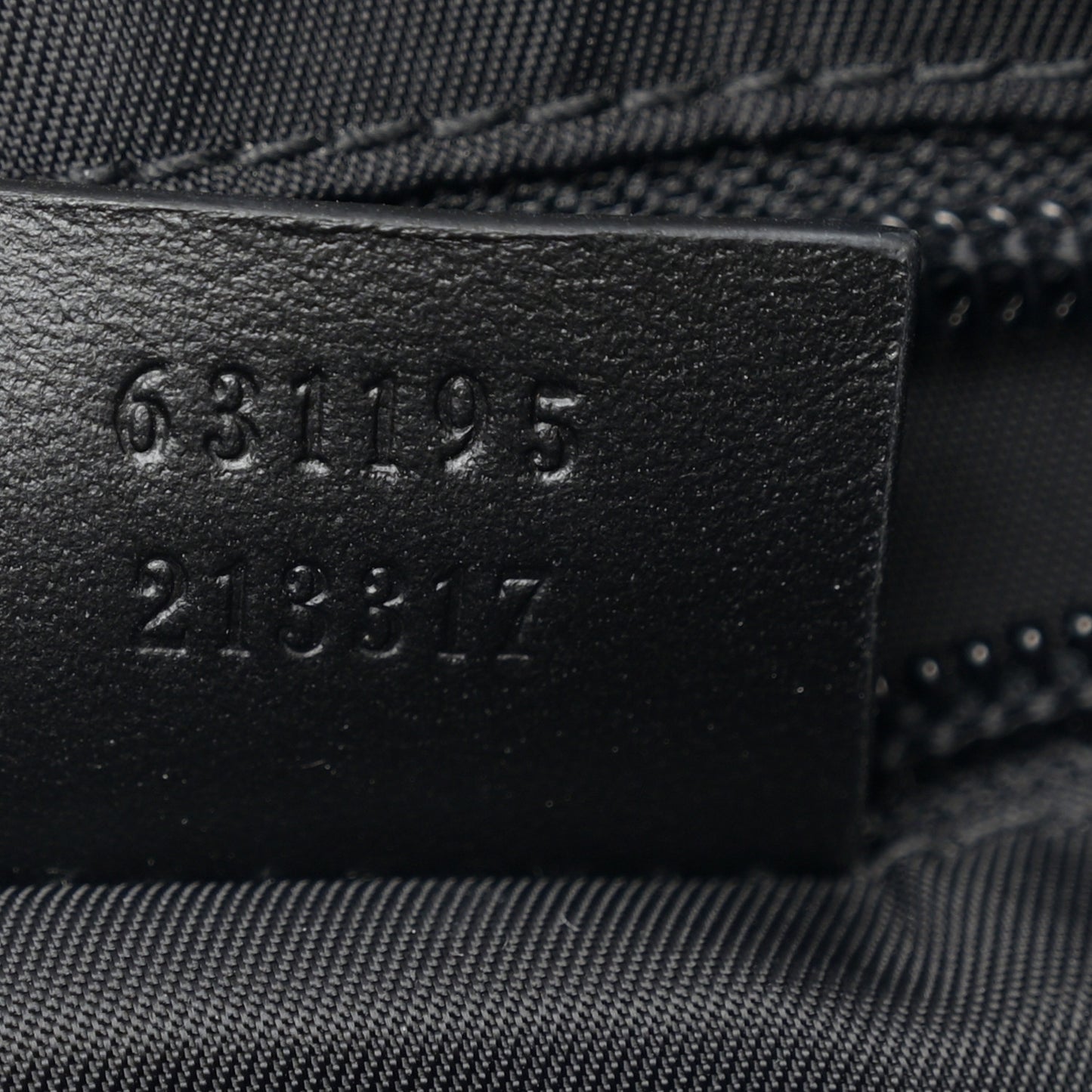 Techno Canvas Selleria Calfskin Web Small Flat Messenger Bag Black