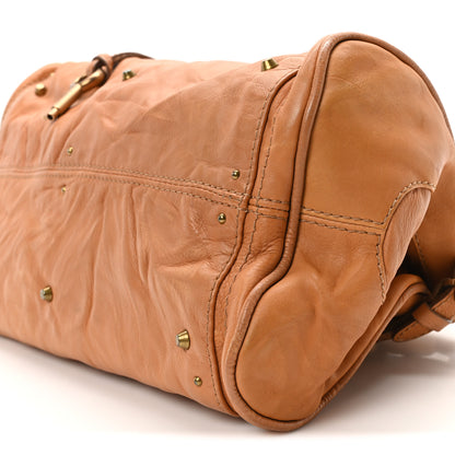 Chloe Calfskin Medium Paddington Satchel Tan 9 of 9