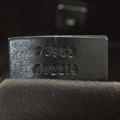 Gucci Denim Monogram Tote Dark Brown 9 of 11