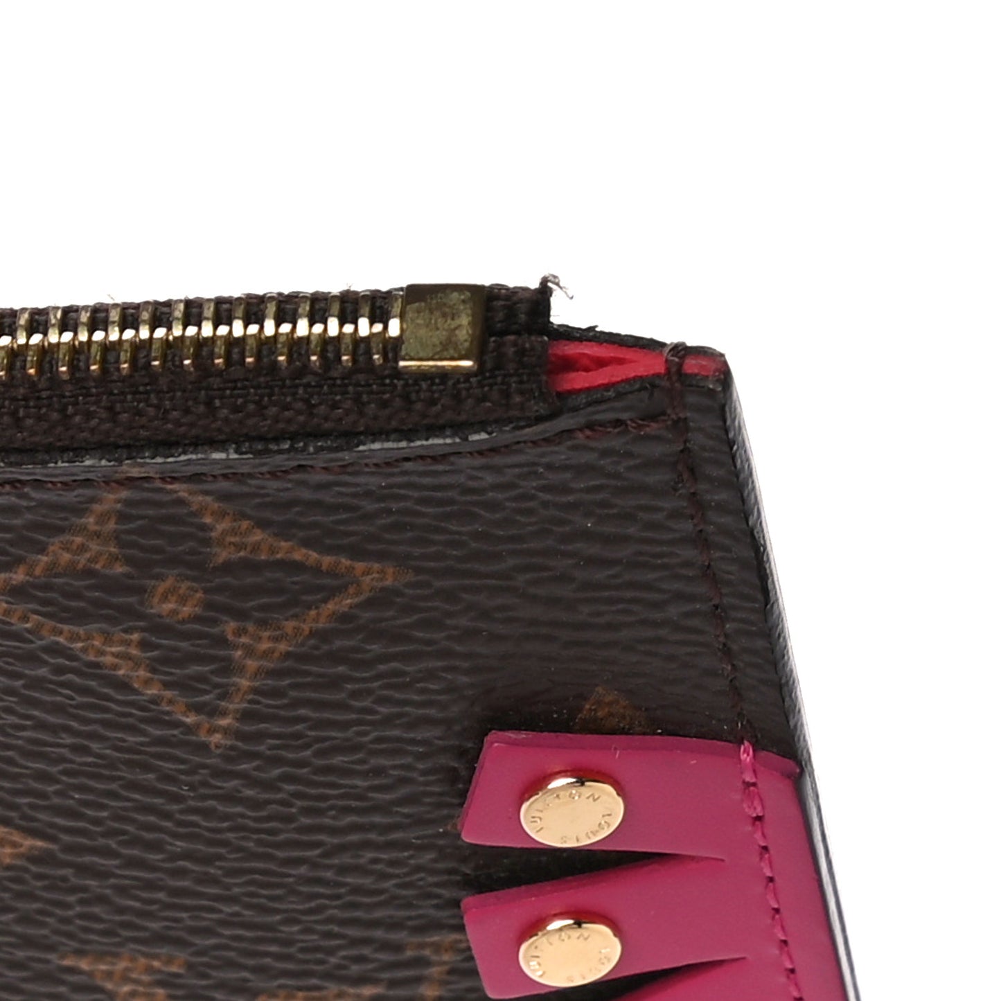 Monogram Totem Key Pouch Flamingo