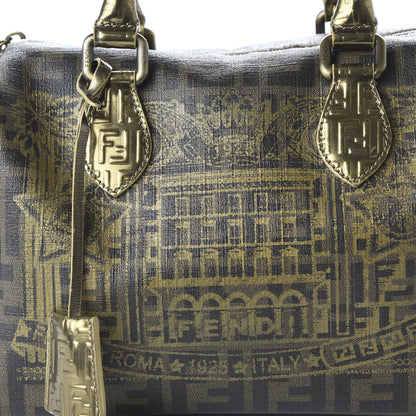 Fendi Zucca Spalmati Palazzo Print Forever Boston Tabacco 10 of 10