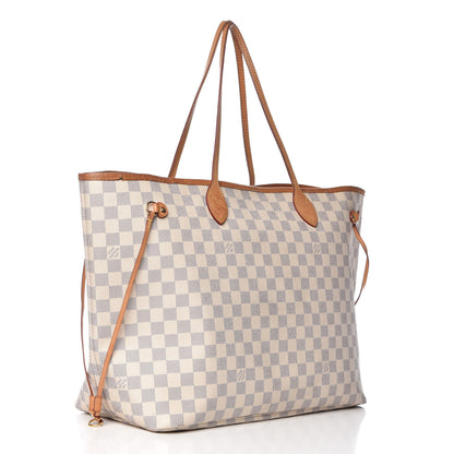 Louis Vuitton Damier Azur Neo Neverfull GM Rose Ballerine 4 of 21