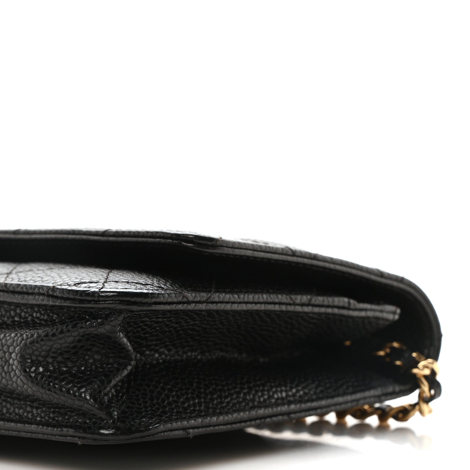 Chanel Caviar Quilted Wallet On Chain WOC Black 11 of 11
