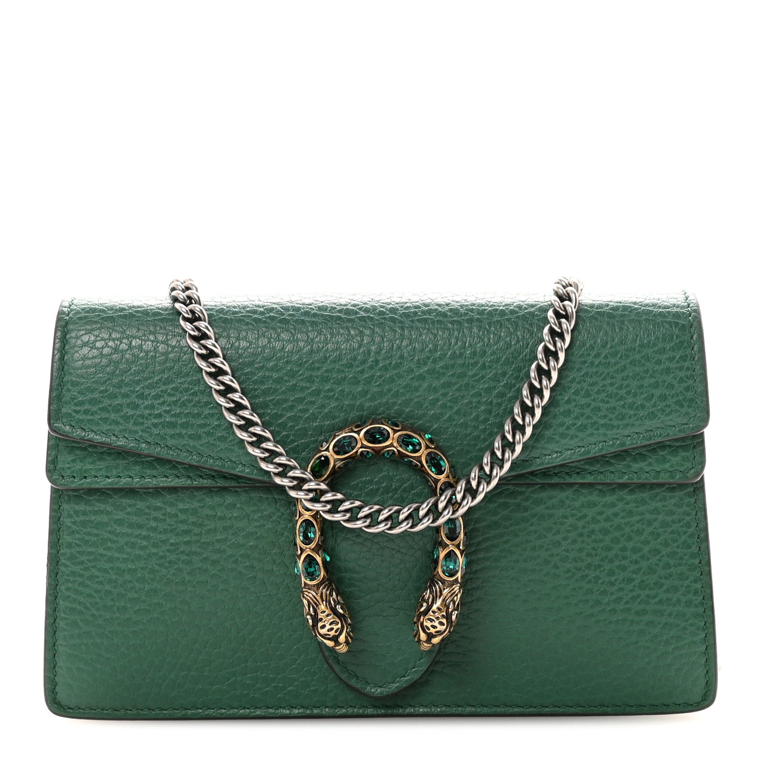 Gucci Dollar Calfskin Crystal Super Mini Dionysus Shoulder Bag